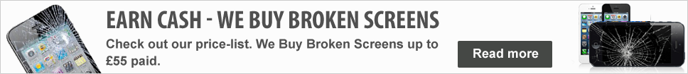 broken screen banner